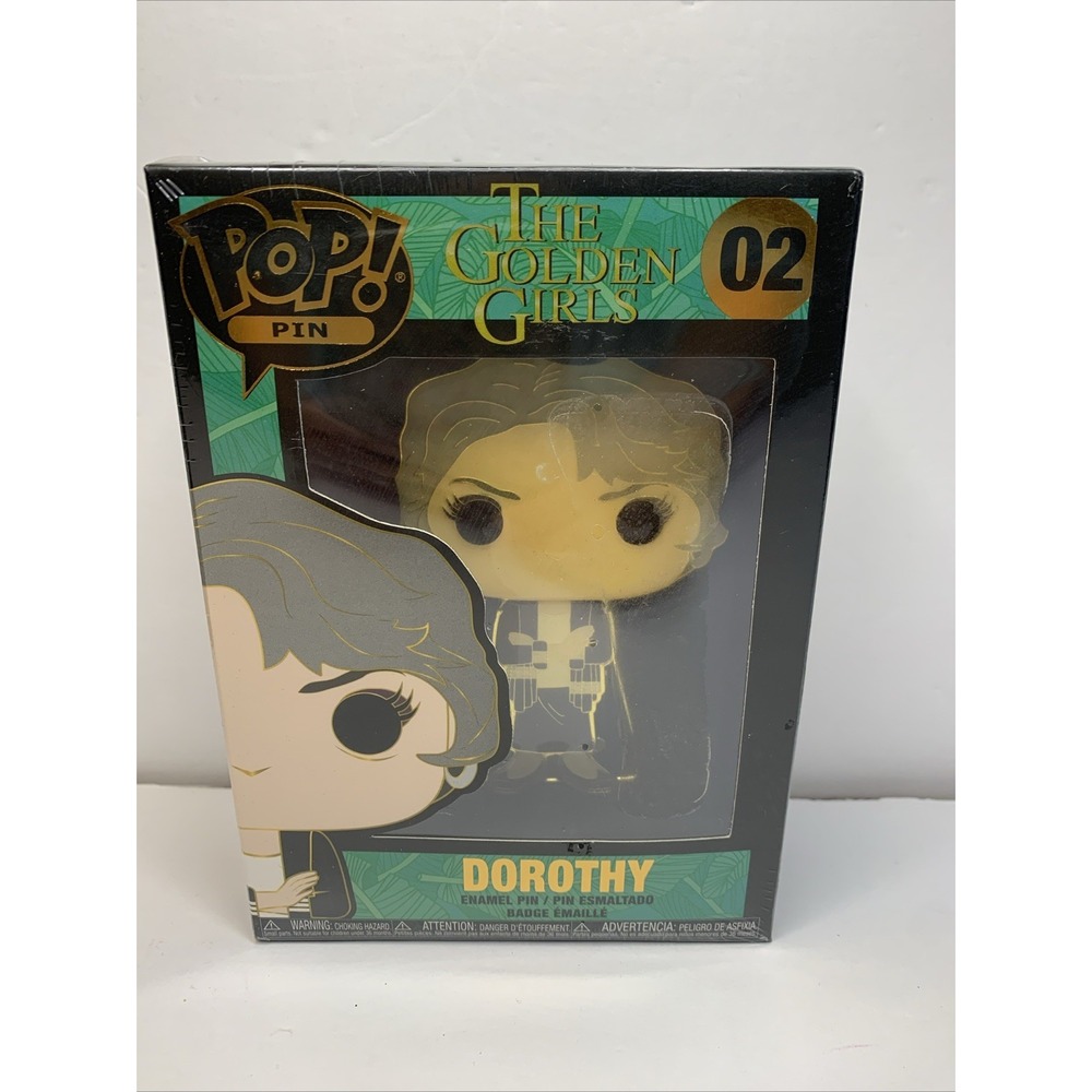 Funko Pop Pin: The Golden Girls - Dorothy #2 Collectible Enamel Pin New‎